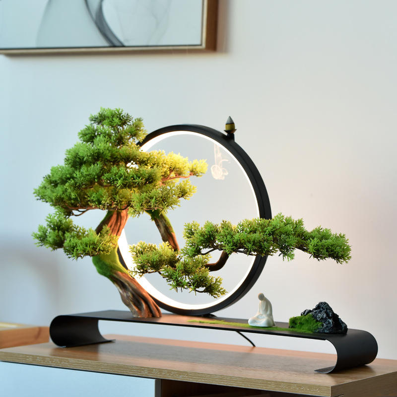 Zen Circle Bonsai Lamp