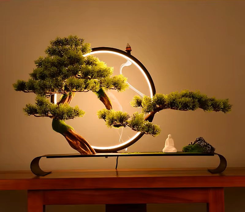 Zen Circle Bonsai Lamp