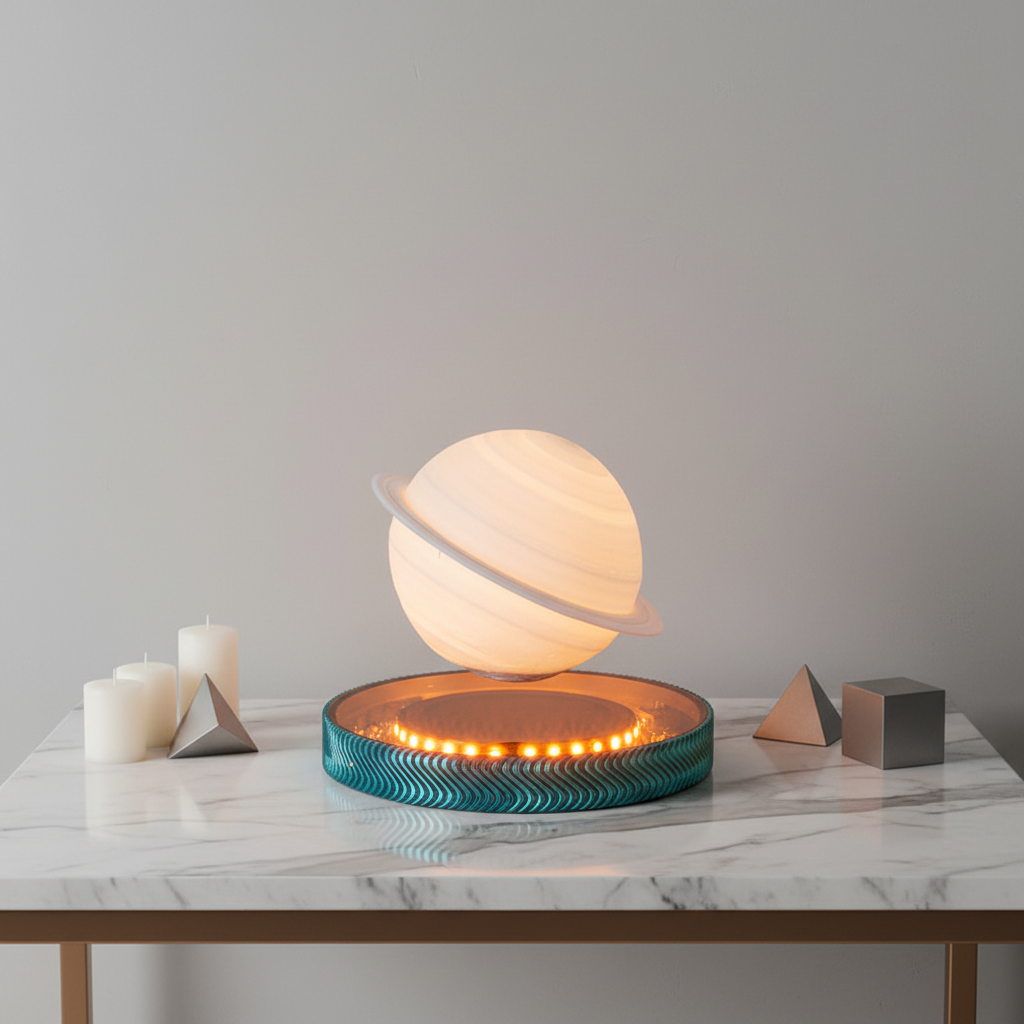 Saturn Drift Levitating Lamp