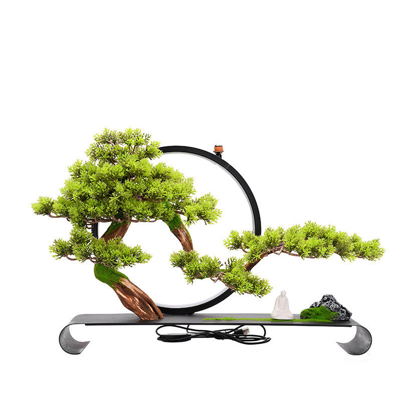 Zen Circle Bonsai Lamp