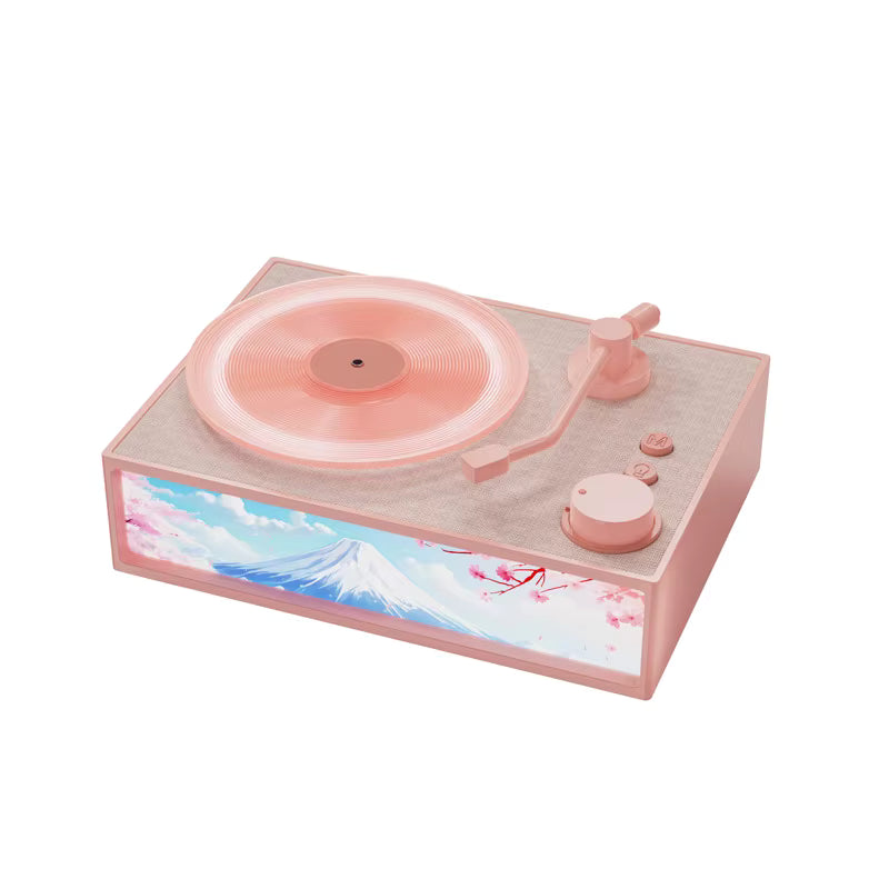 Mini Retro Vinyl Player