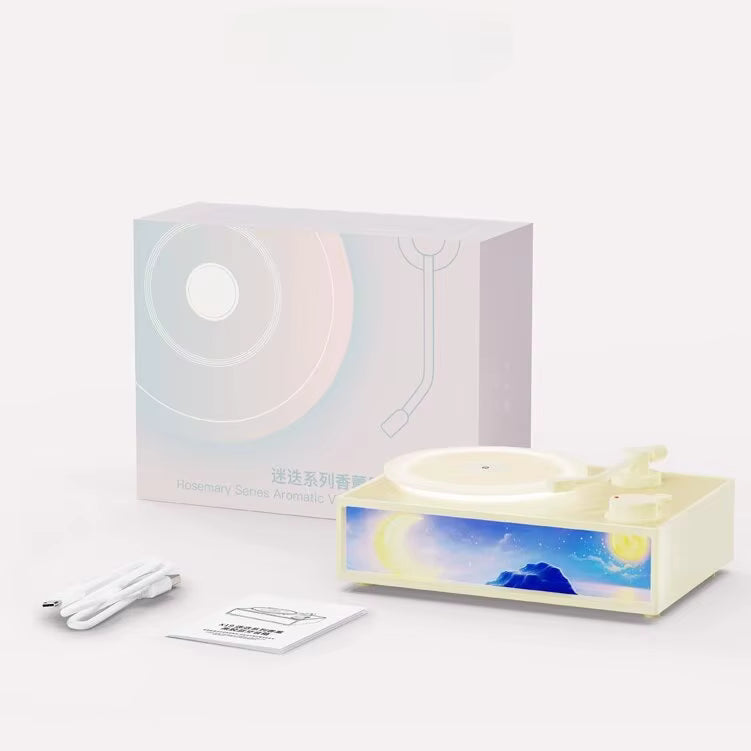 Mini Retro Vinyl Player