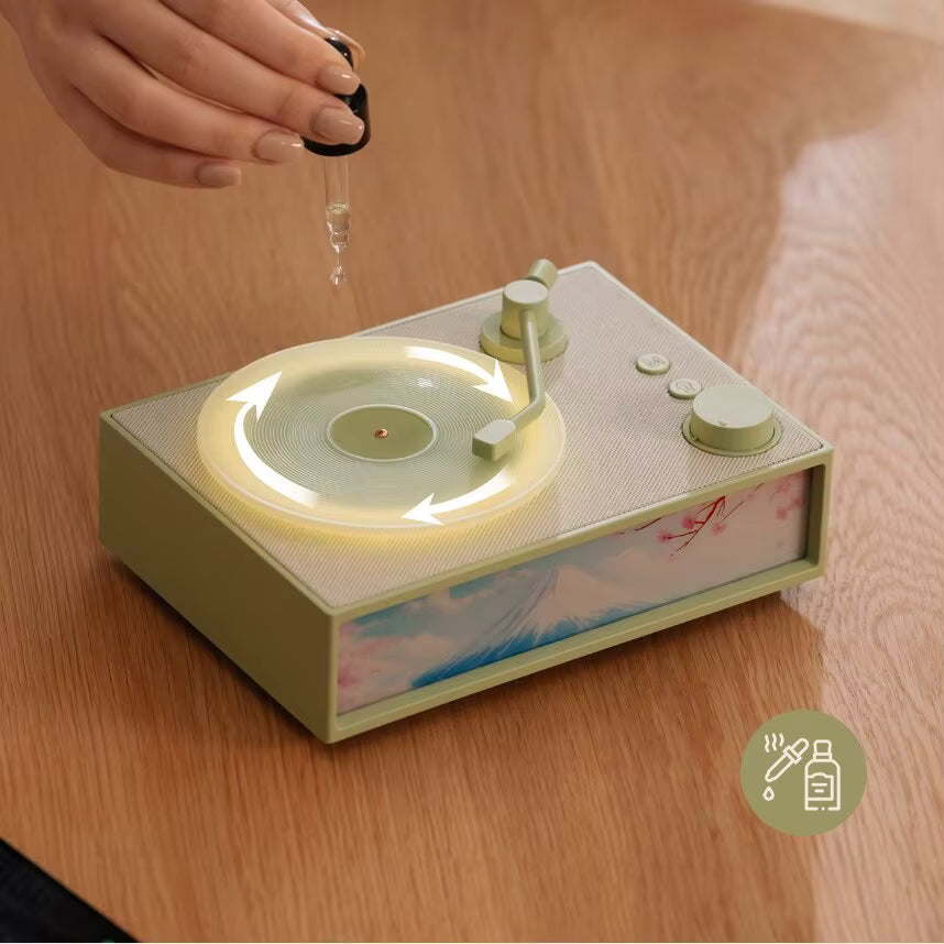 Mini Retro Vinyl Player