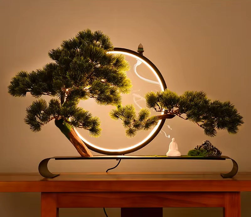 Zen Circle Bonsai Lamp